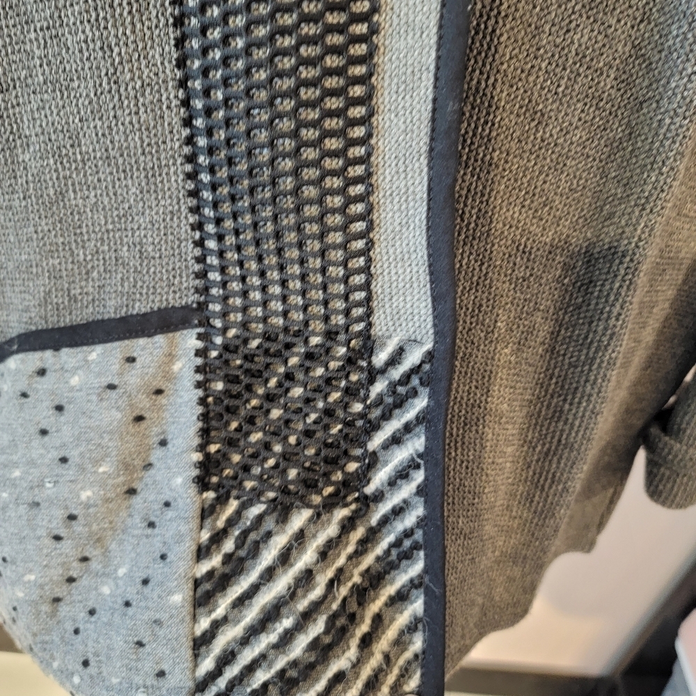 Jaskar Multi Pattern Grey Cardigan - Picture 3 of 8